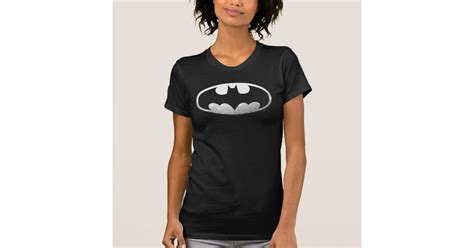 Batman Symbol Grainy Logo T Shirt Zazzle