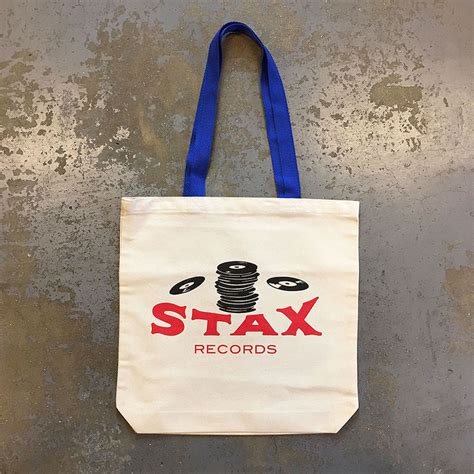 Legendary Stax Records Vinyl Record Canvas Tote Bag