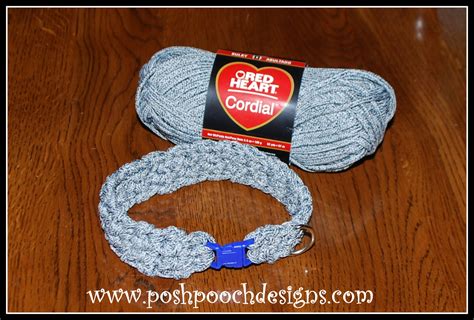 Posh Pooch Designs Cord Dog Collar And Leash Free Crochet Pattern