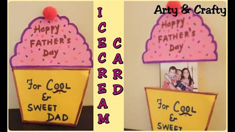 Fathers Day Card Ideafathers Day Cardpaper Icecream