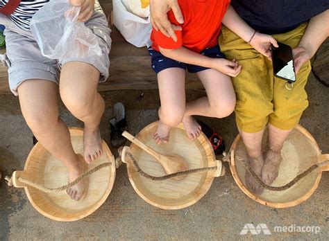 It is located beside a military camp about 100 metres (330 ft) off the main road, gambas avenue. Sembawang Hot Spring Park reopens with cascading pool ...
