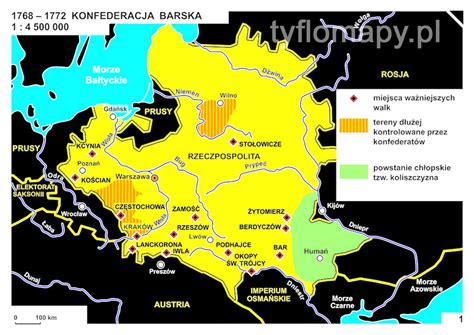 Konfederacja barska została zawiązana 29 lutego 1768r. 1. Konfederacja barska 1768-1772