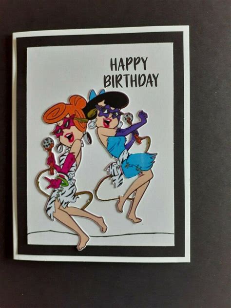 Flintstones Happy Birthday Greeting Card 3759823294