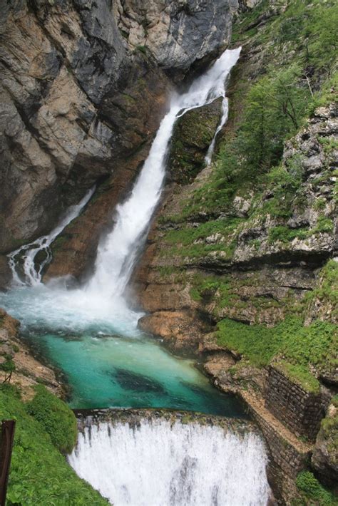 Savica Waterfall Triglav National Park Slovenian Alps