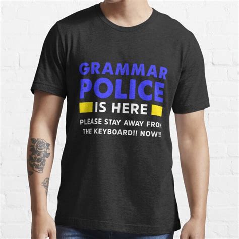 Funny English Teacher And National Grammar Day And Grammar Police T