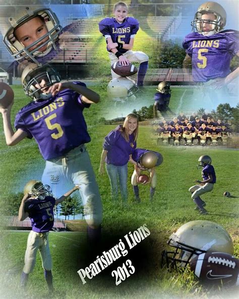Football Montageblended Collage By Christina Thompson Photo Montage