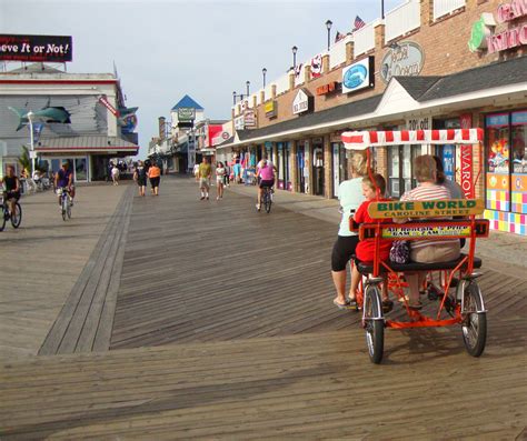 Bike World Boardwalk Rentals Ocean City Maryland Vacation Ocean City
