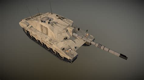Challenger 2 Main Battle Tank 3d Model By Czegledit 1397ec4 Sketchfab