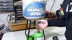 Refill 1lb propane tanks the easy, safe and legal way!! (Flame King)