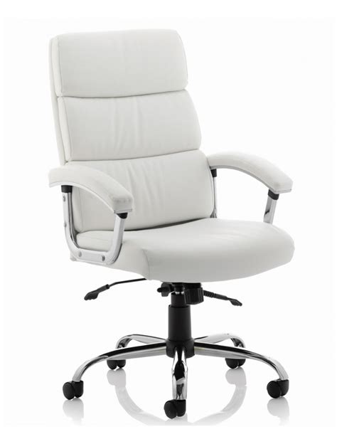 White Executive Office Chair Boss Office Products Modern Executive