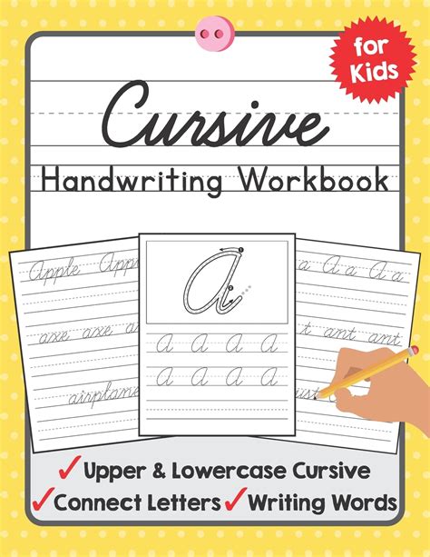 The cursive handwriting practice worksheets on education.com provide practice writing each letter but they also offer several that allow students to practice writing sentences using the cursive letters. Tuebaah Handwriting Workbook: Cursive Handwriting Workbook for Kids : A Beginning Cursive ...