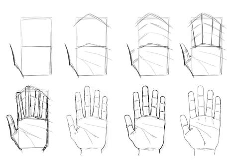 9 Easy Tutorials How To Draw Hands How To Draw Tutorials