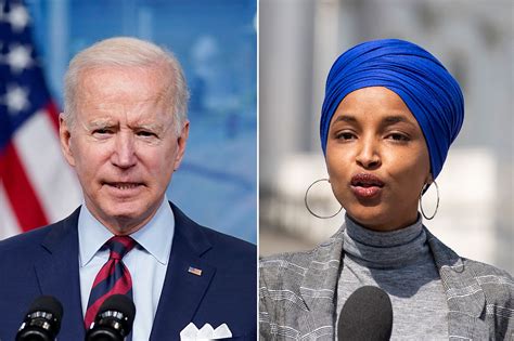 Ilhan Omar Rips Biden Over Plans To Resume Border Wall Construction