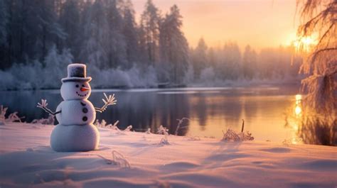 Premium Photo Winter Wonderland By Capturing Serene Scenes A Simple