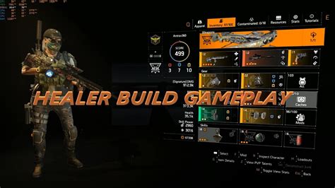 Tom Clancy S The Division Healer Build Gameplay YouTube