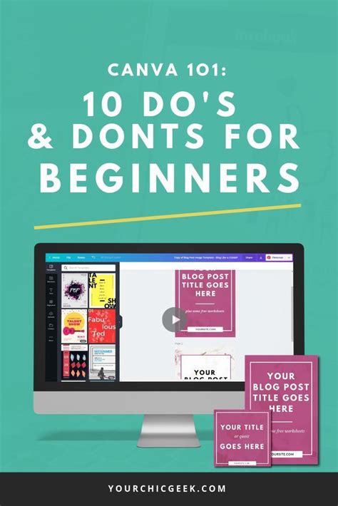 Canva 101 12 Dos And Donts For Beginners Yourchicgeek Canva