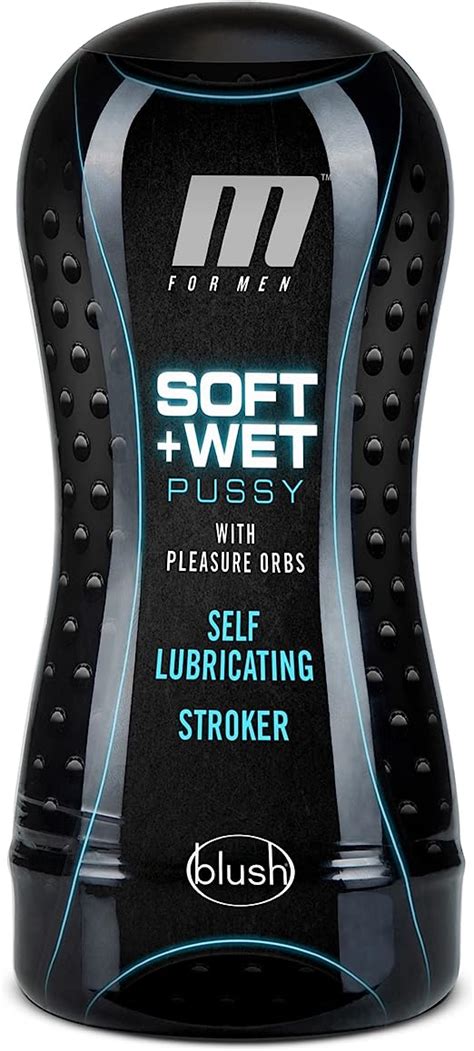 blush novelties m for men soft and wet pussy with pleasure orbs self lubricating