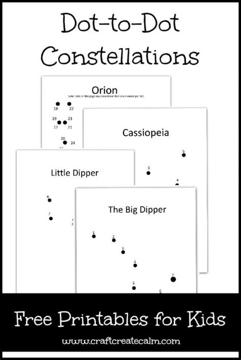 Free Printable Constellations Printable Worksheets