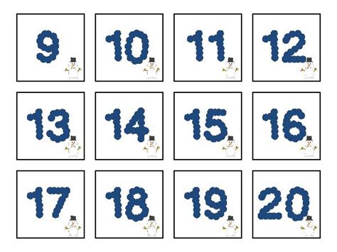 6 Best Images Of Snowman Calendar Numbers Printable Snowman Calendar