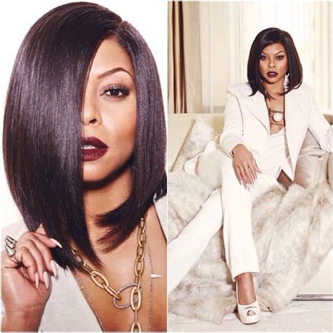Here are some very interesting suggestions about taraji p henson bob hairstyle : "The Bob is Back: 'Empire' Star Taraji P. Henson stuns in ...