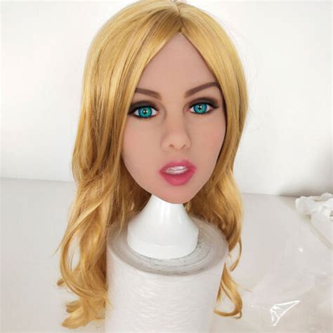 Realistic Tpe Sex Doll Heads For Men Masturbation With Oral Sex Opening