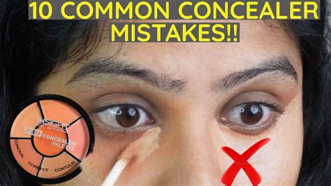 10 Common Concealer Mistakes To Avoid Diff Bw Corrector And Concealer