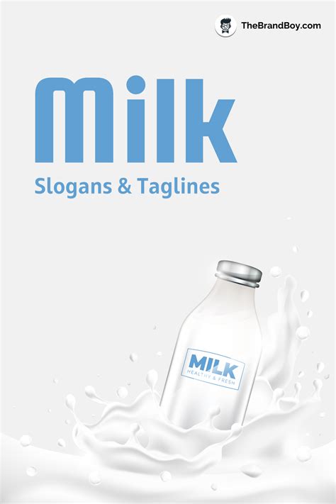450 Best Milk Slogans And Taglines Generator Guide