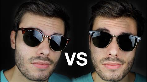 Ray Ban Clubmaster Vs Clubround Youtube