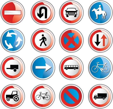 Traffic Sign Icons Vector For Free Download Freeimages