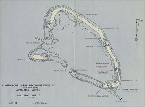 Tarawa Battle Map