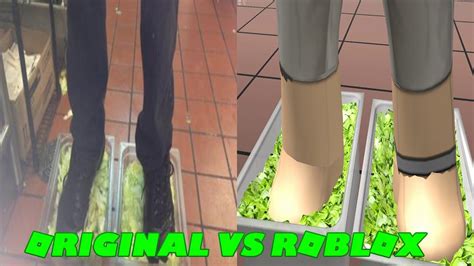 BURGER KING FOOT LETTUCE VS ROBLOX MEME SIDE BY SIDE COMPARISON YouTube