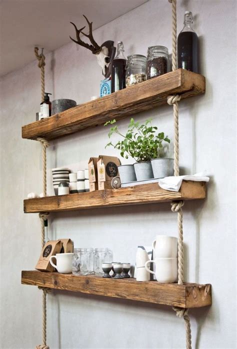 44 Exquisite Diy Hanging Shelves For Simple Decoration And Storage