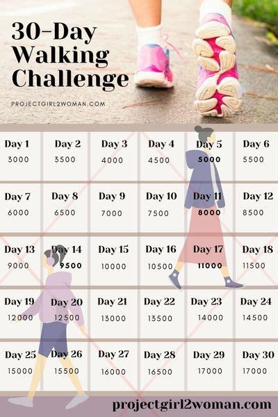 30 Day Walking Challenge Workout Challenge 30 Workout Challenge