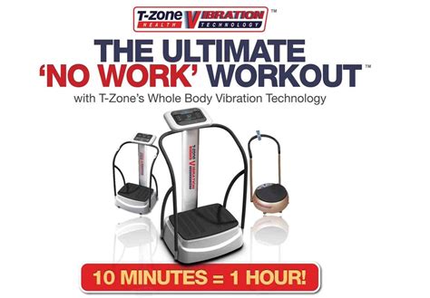 T Zone Vibration Therapy Machines Workout At Work Therapy Machine