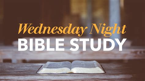 4292020 Wednesday Night Bible Study The Church United Christs