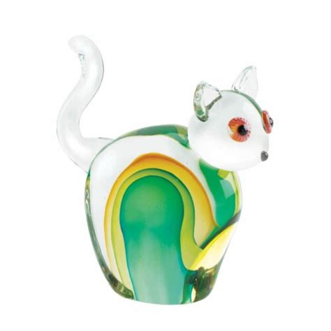 10019070 Cat Art Glass Glass Made In China 1 Kroger