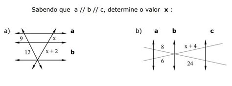 Teorema De Tales Exemplos E Exerc Cios Resolvidos