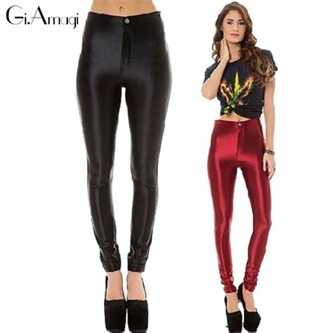 Buy 2016 Hot Sale Satin Disco Pants With Pockets Silm