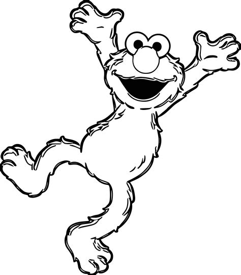 Elmo Coloring Pages Free Printable