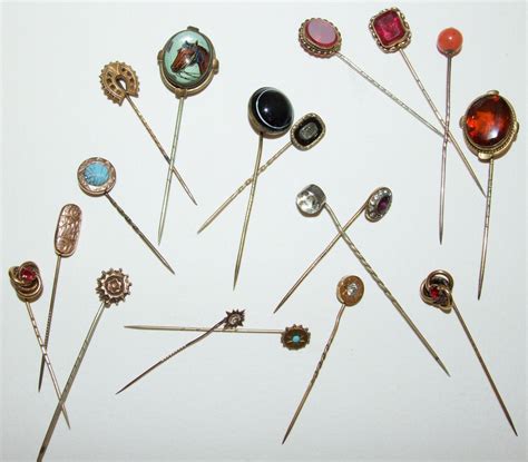 Decorative Victorian And Edwardian Stick Pins Available To Hire From