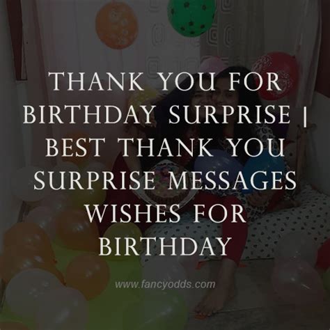Thank You For Birthday Surprise Wishesmsg Thank You 40 Off