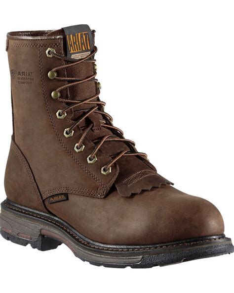 Ariat Mens Workhog 8 Composite Toe Work Boots Boot Barn