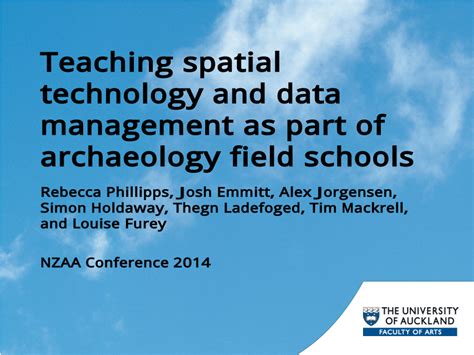 Pdf Teaching Spatial Technology And Data Management As Part Of