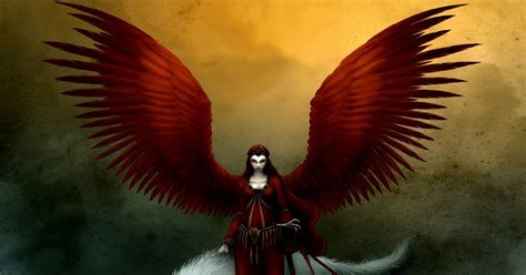 Dark Angel Half Demon Half Angel Anime Girl