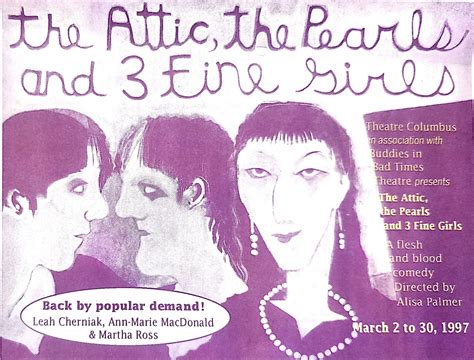 The Attic The Pearls And 3 Fine Girls Common Boots Theatre