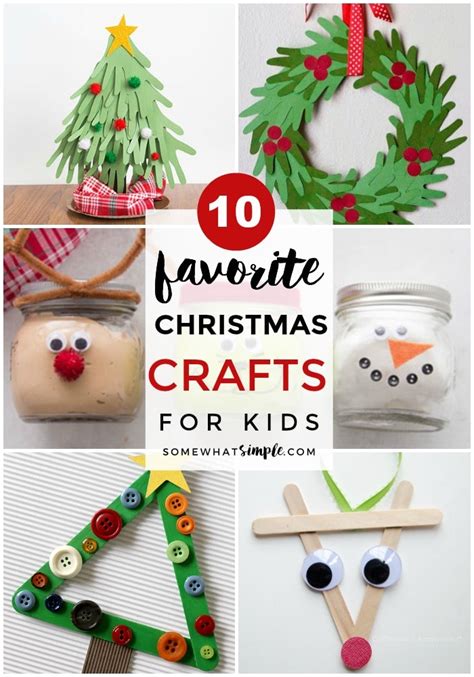 10 Easy Christmas Crafts For Kids