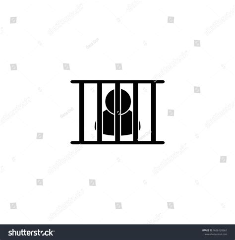 Jail Icon Vector Logo Template Royalty Free Stock Vector 1656120661