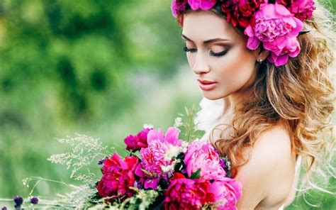 Awesome Flower Girl Images Free Top Collection Of Different Types Of