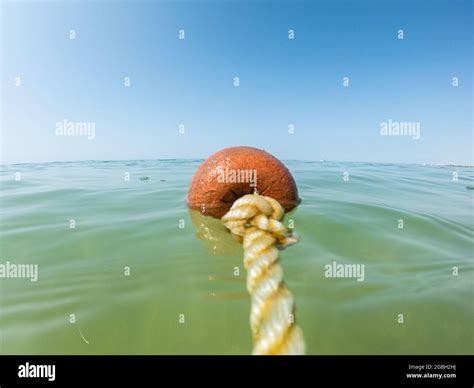 Buoy Float On The Sea Water Stock Photo Alamy
