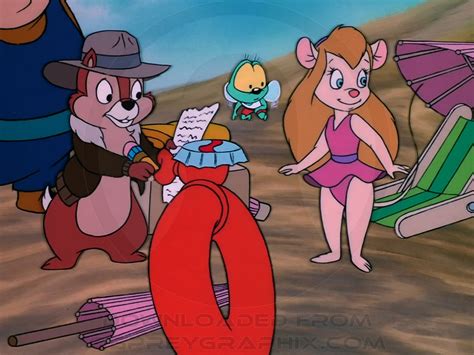 Chip N Dale Rescue Rangers Gadgets Swimsuit Page 1